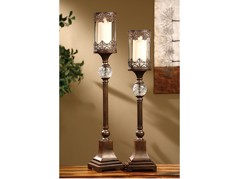 ASHLAND CANDLEHOLDER SET OF 2 75x85 CM (1)