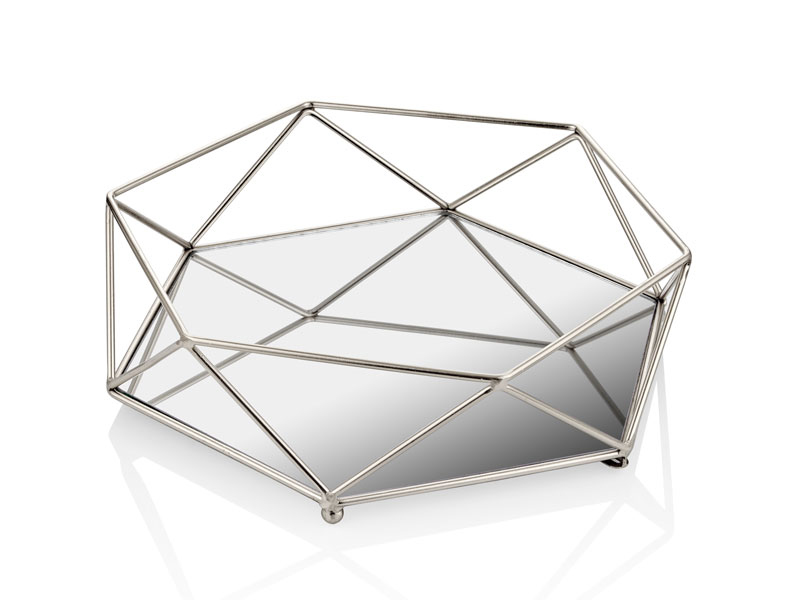 POLYGON SILVER AYNA 40 CM