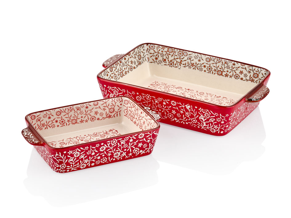 RED 2 RECTANGULAR CAKE MOLD 21-27x13-17x4-5 CM (4)