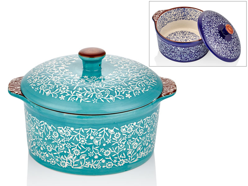 TURQUOISE LARGE SAUCE POT 19x16x7 CM (8)