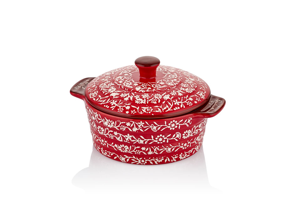 RED SMALL SAUCE POT 18x14x9 CM (18)