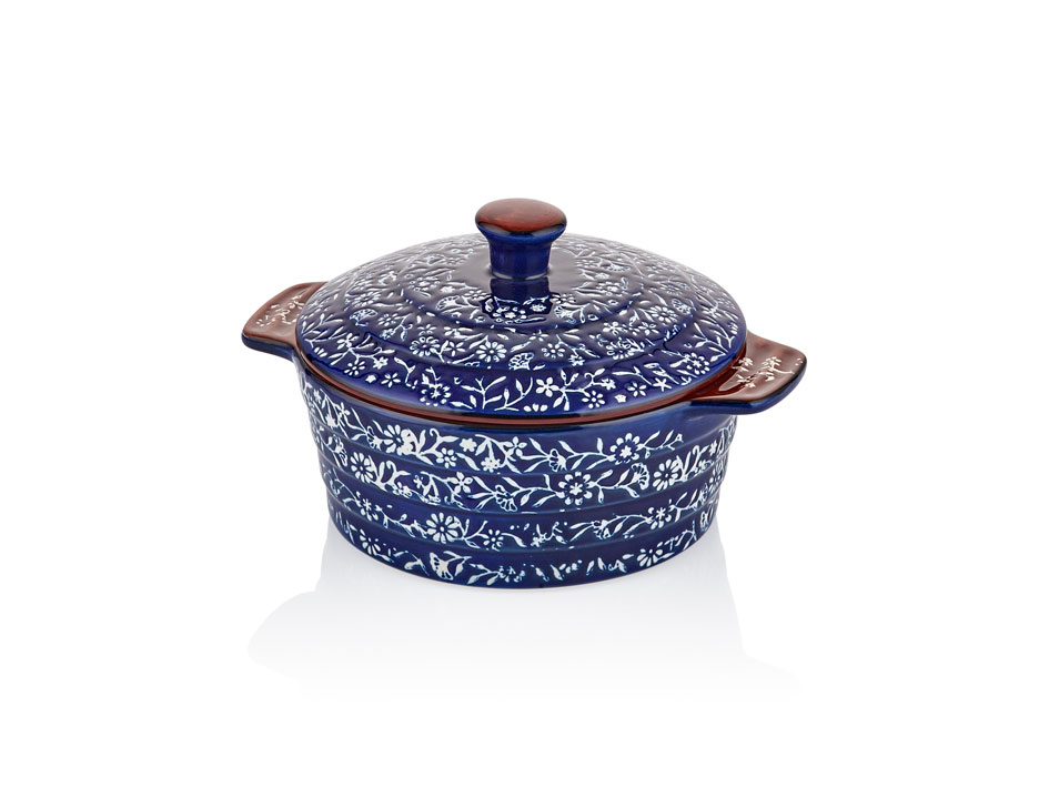 BLUE SMALL SAUCE POT 18x14x9 CM (18)