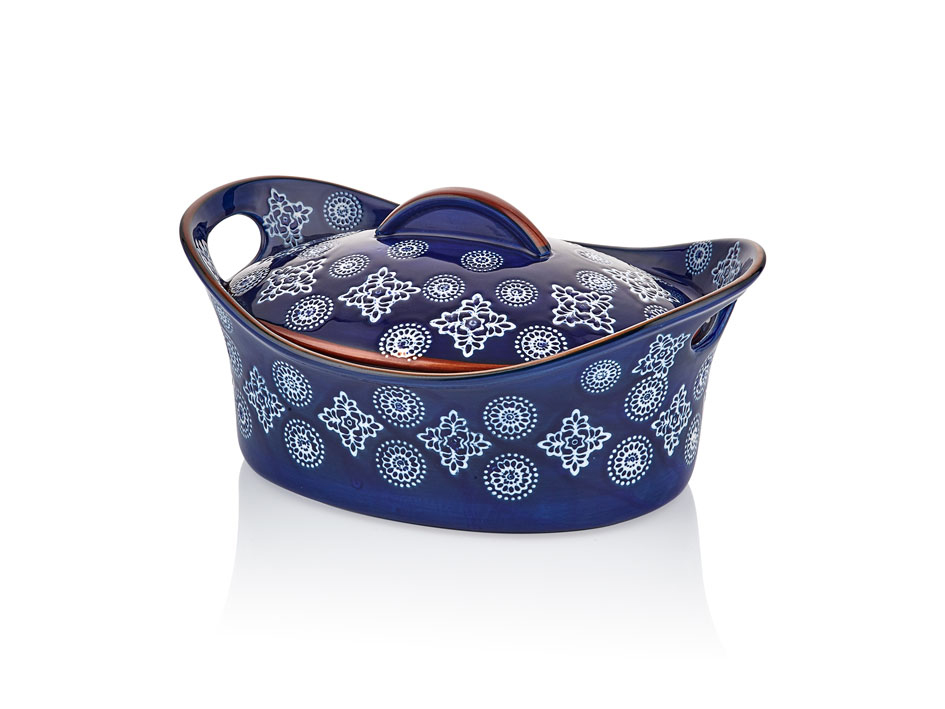 MAVI OVAL KUCUK TENCERE 25x17x12 CM (8)